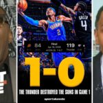 FIRST TAKE | SGA is a playoff nightmare! - Shannon on Shai shines as Thunder trounce Suns in Game 1
