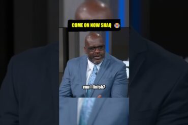 Ernie Was NOT Buying Shaq’s Answer 😭