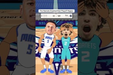 Lamelo Ball Crashes the Hornets NBA Playoffs Hopes: #nba