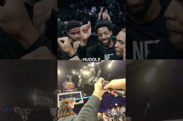 best seats in the house 🎥 #nba #basketball #brooklynnets