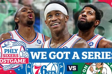 POSTGAME: VJ Edgecombe, 76ers RESPOND With HUGE Game 2 Win Over Celtics | PHLY Sixers Podcast