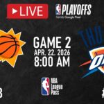 NBA LIVE! Oklahoma City Thunder vs Phoenix Suns LIVE FULL GAME 2 | NBA PLAYOFFS | Apr. 22, 2026