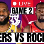Lakers vs Rockets LIVE Stream NBA Playoffs Game 2, Play by Play & Highlights