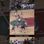 1996 Seattle SuperSonics vs Utah Jazz Stockton Malone Pick & Roll