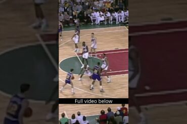 1996 Seattle SuperSonics vs Utah Jazz Stockton Malone Pick & Roll