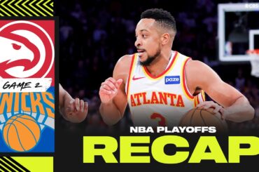 CJ McCollum fuels Hawks’ stunning comeback over Knicks in Game 2 | 2026 NBA Playoffs