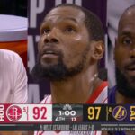 FINAL MINUTE to Los Angeles Lakers vs Houston Rockets Game 2