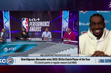 The Moment Shai was Announced as the NBA’s KIA Clutch Player of the Year 🏆 | OKC Thunder