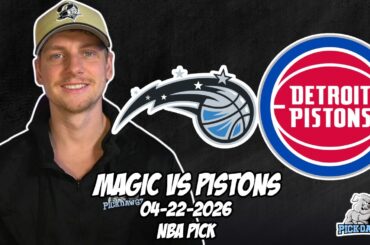 Orlando Magic vs Detroit Pistons 4/22/26 NBA Free Picks & Prediction | NBA Playoffs | Game 2