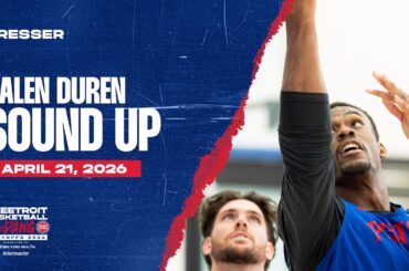 Postseason Media Availability | Jalen Duren | Tuesday, April 21th 2026