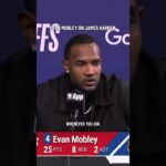 🤝 This squads got veteran leadership. #cavs #cavsraptors #evanmobley #jamesharden #nbaplayoffs