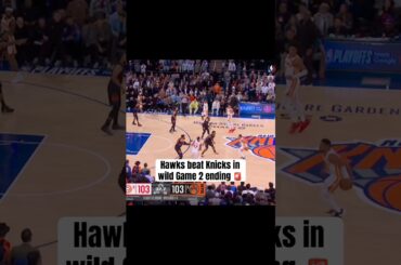 Hawks stun Knicks in 14-PT comeback win 😳