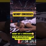 Spurs LOSE after Wemby concussion😳