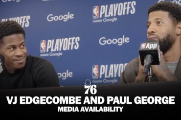 Philadelphia 76ers Postgame Media Availability 🎙️ | VJ Edgecombe and Paul George | 04.21.26