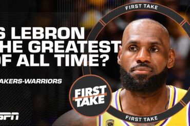 Stephen A. says LeBron James has made the ULTIMATE CASE for GOAT STATUS 🐐 | First Take