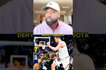 Dwyane Wade calls Timberwolves vs Nuggets the best first round series 👀