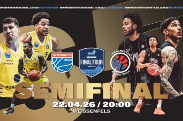 SYNTAINICS MBC vs Manchester Basketball |  Apr 22, 2026, 8:00 PM | ENBLeague 2025/26
