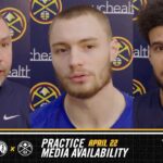 Denver Nuggets Practice Media The Day Before Round One Game Three Vs. MIN | 4/22/26 🎙