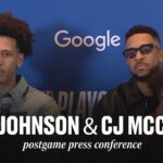 Hawks vs. Knicks Game 3 Postgame Press Conference: Jalen Johnson & CJ McCollum