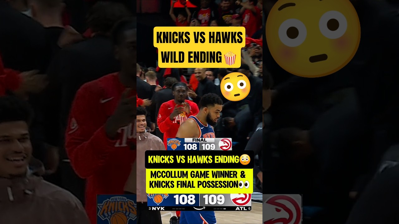 Knicks LOSE game 3 in WILD ENDING😳