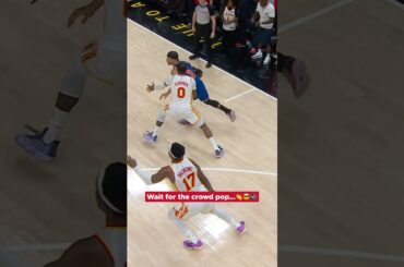 Nothing but defense and the Atlanta crowd 😌 #asmr #hawks #nba #playoffs