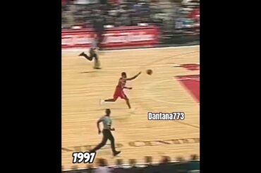 76ers ROOKIE ALLEN IVERSON 44 POINT GAME  Highlights vs. Chicago Bulls IN  1997. #shorts