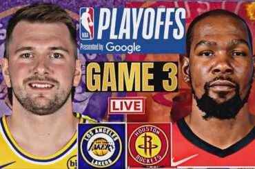 NBA PLAYOFFS LIVE: LOS ANGELES LAKERS vs HOUSTON ROCKETS | PLAY BY PLAY | SCOREBOARD