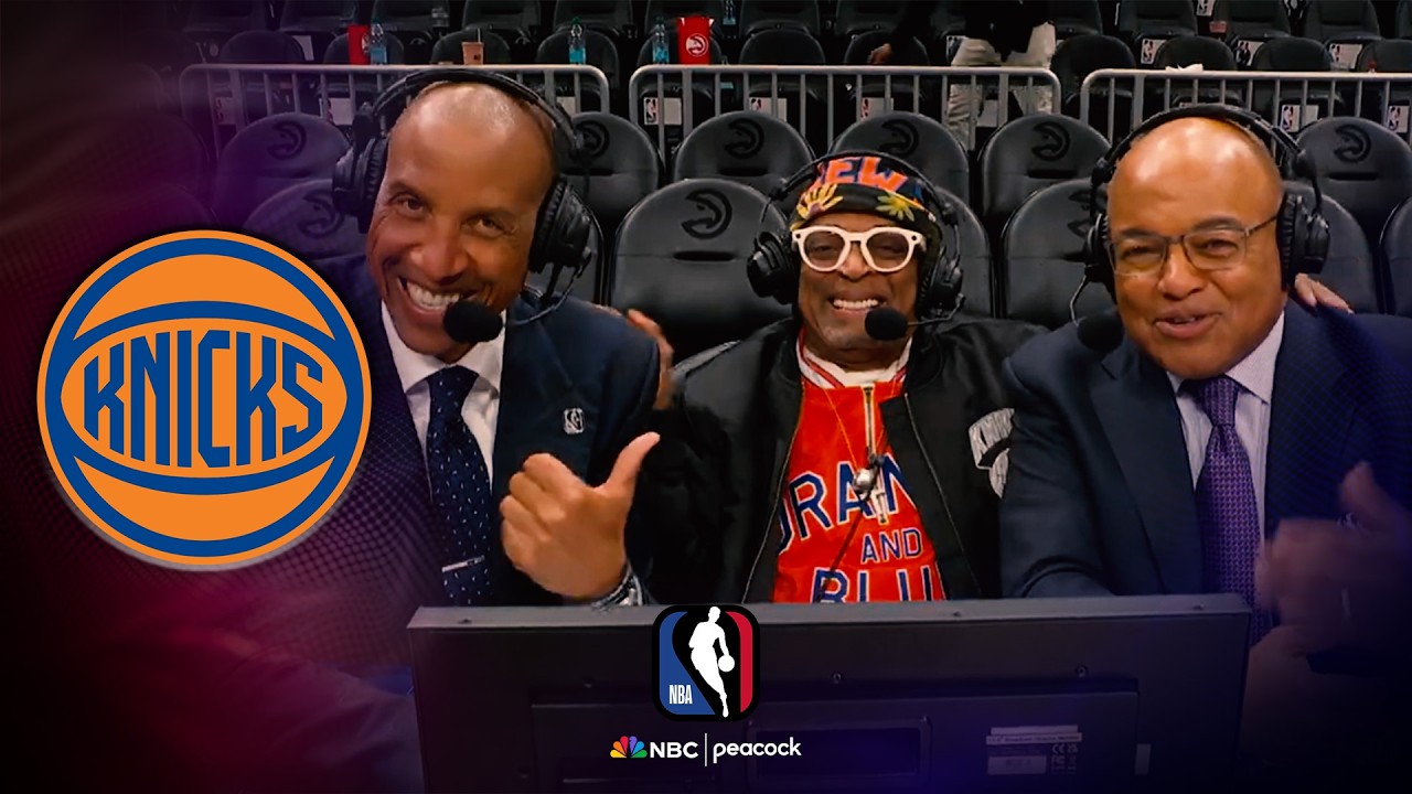 Spike Lee joins Mike Tirico, Reggie Miller after New York Knicks take Game 4 in Atlanta | NBA on NBC