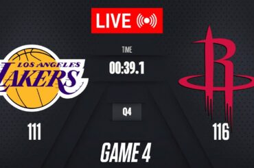 NBA LIVE! Los Angeles Lakers vs Houston Rockets GAME 4 | April 27, 2026 | NBA 2K26 SIMULATION