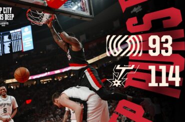 Portland Trail Blazers 93, San Antonio Spurs 114 | Game 4 Highlights | April 26, 2026