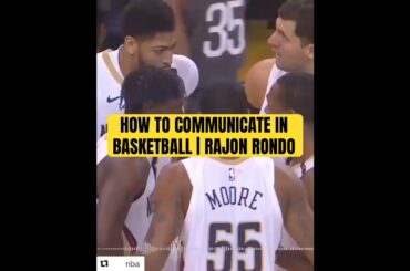 🗣️How to COMMUNICATE in Basketball | Rajon Rondo