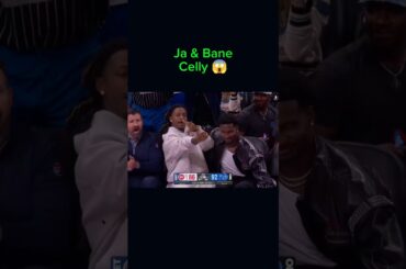 Ja Morant Celebrates Desmond Bane's Dagger Clutch Three with his Gangsta Style