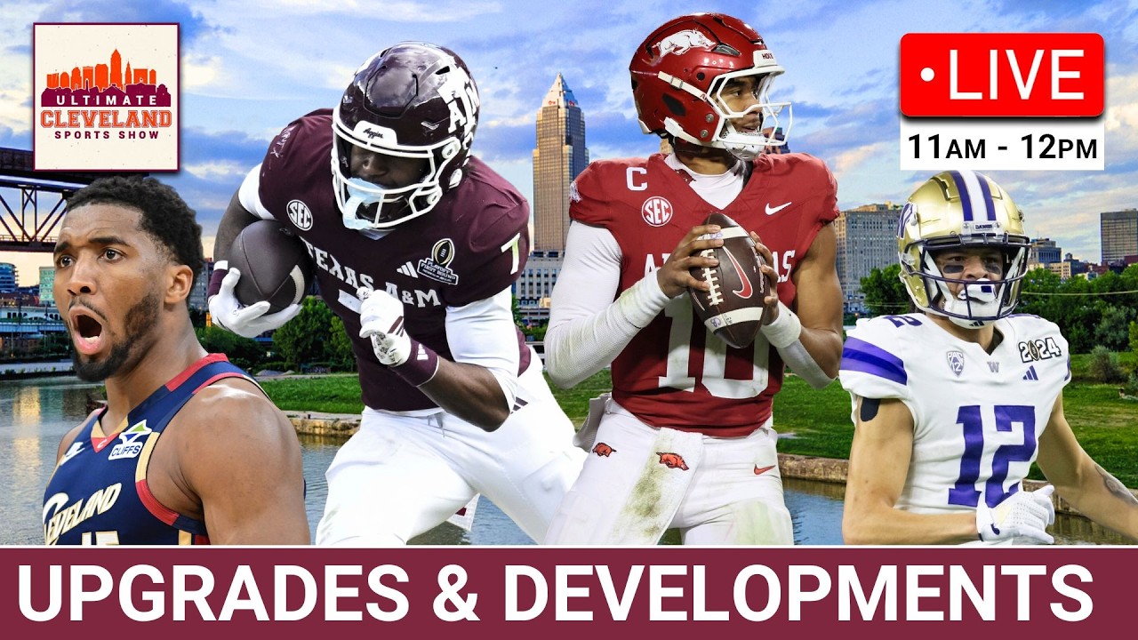 MAJOR UPGRADES to the Browns' WR room, developing Taylen Green, Cavs vs. Raptors & Travis Bazzana