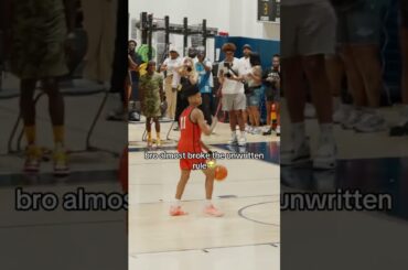 No dunking at the end of games 😂🤫 #basketball #funny #ball #fypシ