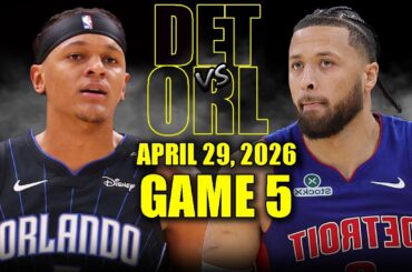 Detroit Pistons vs Orlando Magic Full Game 5 Highlights - April 29, 2026 | NBA Playoffs
