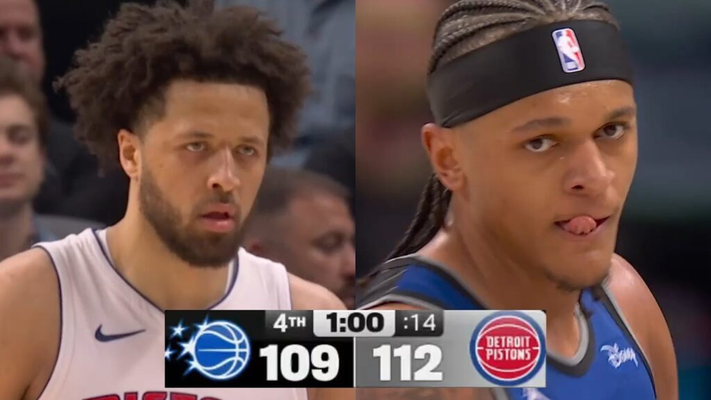 FINAL MINUTE to Detroit Pistons vs Orlando Magic Game 5 – Cade vs Paolo