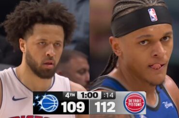 FINAL MINUTE to Detroit Pistons vs Orlando Magic Game 5 - Cade vs Paolo