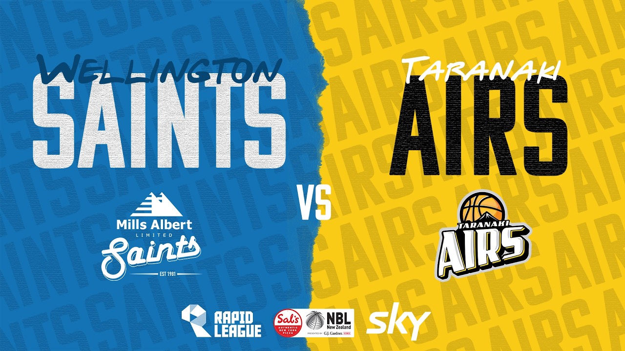 LIVE🔴| Wellington Saints v Taranaki Airs |  @SalsNBL  2026