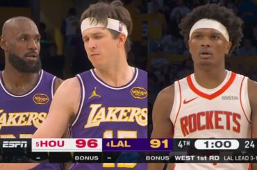 FINAL 1:30 to Los Angeles Lakers vs Houston Rockets Game 5