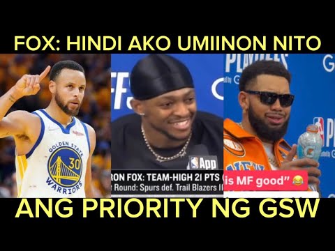 Ayaw nilang uminom ng Gatorade. Ito ang priority ng Golden State Warriors