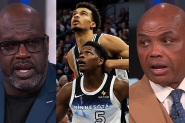 Charles Barkley says Wolves have 0 chance vs Spurs without Anthony Edwards