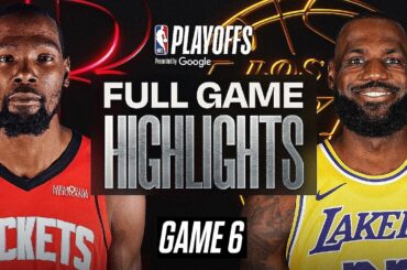 LAKERS vs ROCKETS FULL GAME 6 HIGHLIGHTS MAY 1, 2026 NBA HIGHLIGHTS TODAY | NBA 2K26 GAMEPLAY