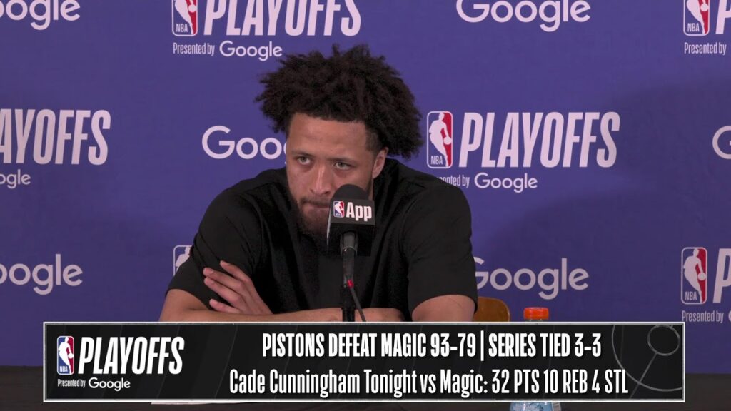 Detroit Pistons vs. Orlando Magic | Game 6 Postgame Media Availability