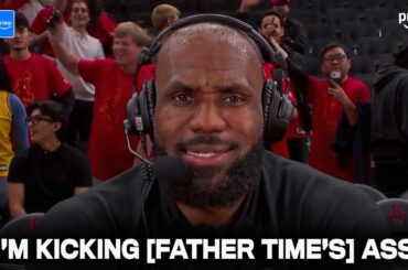 LeBron James on Closing Out Rockets and Round 2 Matchup vs. OKC | NBA on Prime
