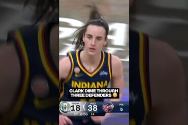 🔥 Caitlin Clark DIMES Sophie Cunningham for 2 | Indiana Fever WNBA women's basketball #shorts #short