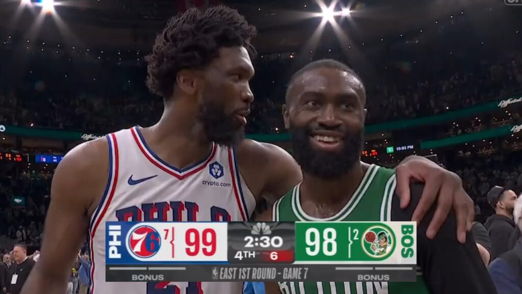 CRAZY FINAL 2:30 to Boston Celtics vs Philadelphia 76ers Game 7