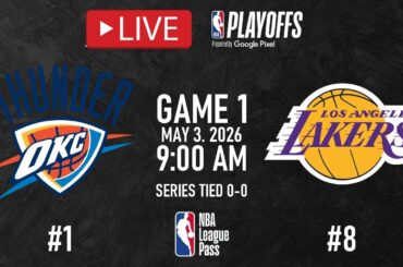 NBA LIVE! Los Angeles Lakers vs Oklahoma City Thunder LIVE FULL GAME 1 | NBA PLAYOFFS | May 3, 2026