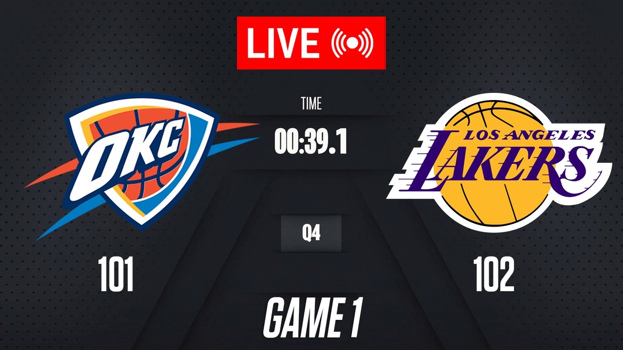 NBA LIVE! Oklahoma City Thunder vs Los Angeles Lakers GAME 1 | May 4, 2026 | NBA 2K26 GAMEPLAY