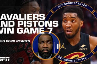 GAME 7 REACTIONS 🍿 Cavaliers & Pistons advance to the 2nd Round to finalize semifinals | SC with SVP