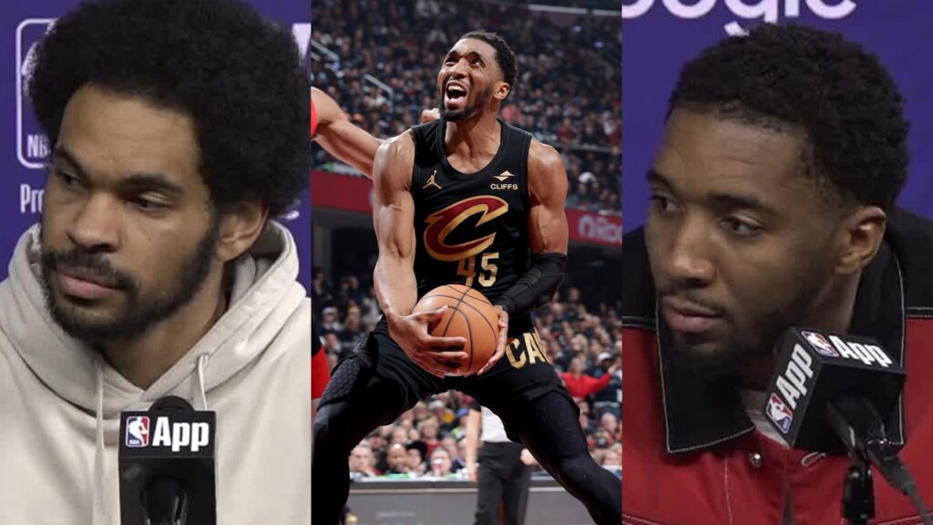 “He’s a maniac. He’s a maniac. He headbutted dude” Donovan Mitchell & Jarrett Allen on Game 7 Win